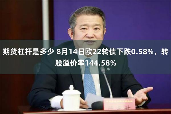 期货杠杆是多少 8月14日欧22转债下跌0.58%，转股溢价率144.58%