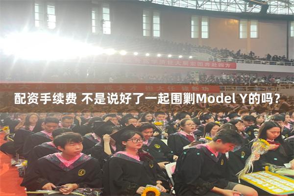 配资手续费 不是说好了一起围剿Model Y的吗？