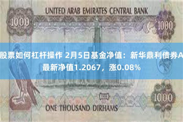 股票如何杠杆操作 2月5日基金净值：新华鼎利债券A最新净值1